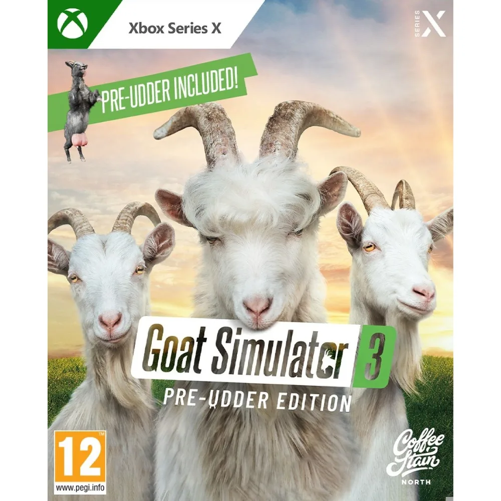 Goat Simulator 3 Pre-Udder Xbox Series X suteikia beprotišką patirtį, humoro, išdaigų, nuotykių, netikėtumų ir visiškai beprotiškų akimirkų.