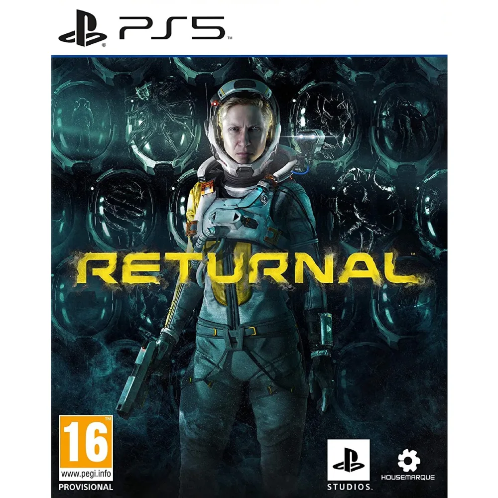 Returnal PS5 suteikia intensyvią mokslinės fantastikos patirtį, kupiną pavojų, kovų, paslapčių, iššūkių, nuotykių, technologijų, įtampos ir netikėtumų.