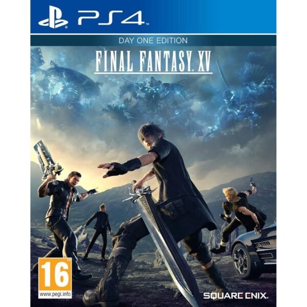 Final Fantasy XV Day One Edition PS4 suteikia epinę RPG patirtį, kupiną veikėjų, kovų, magijos, iššūkių, nuotykių, paslapčių, emocijų ir atradimų.