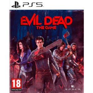 Evil Dead: The Game PS5 suteikia įtemptą siaubo patirtį, kupiną kovų, monstrų, ginklų, iššūkių, kraujo, įtampos, nuotykių ir išlikimo.