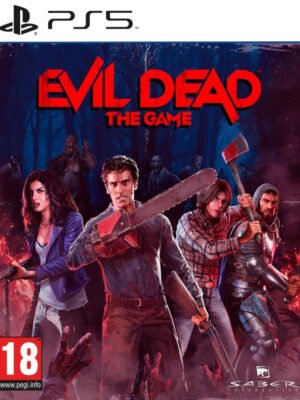 Evil Dead: The Game PS5 suteikia įtemptą siaubo patirtį, kupiną kovų, monstrų, ginklų, iššūkių, kraujo, įtampos, nuotykių ir išlikimo.