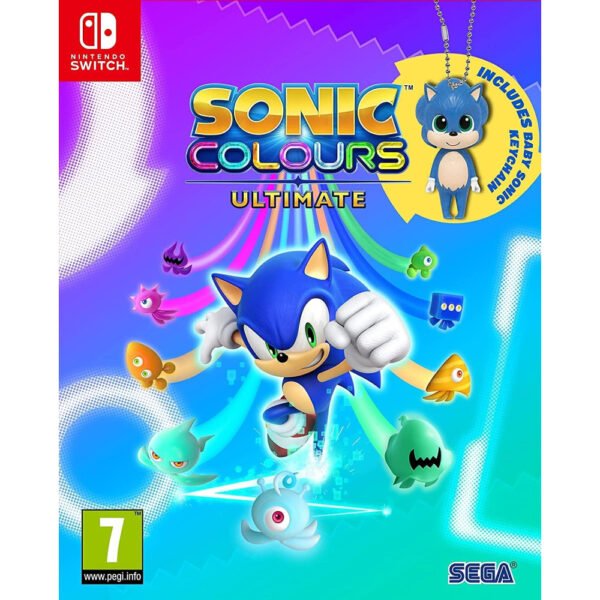 Sonic Colours Ultimate Nintendo Switch suteikia spalvingą nuotykių patirtį, kupiną greičio, trasų, iššūkių, priešų, galios, nuotykių, emocijų ir linksmybių.