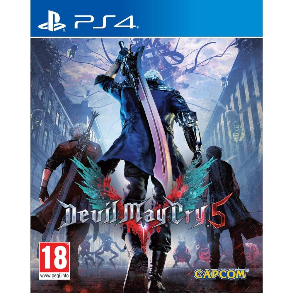 Devil May Cry 5 PS4 Devil May Cry 5 PS4 suteikia intensyvią veiksmo patirtį, kupiną kovų, ginklų, veikėjų, iššūkių, demonų, adrenalino, nuotykių ir pergalių.