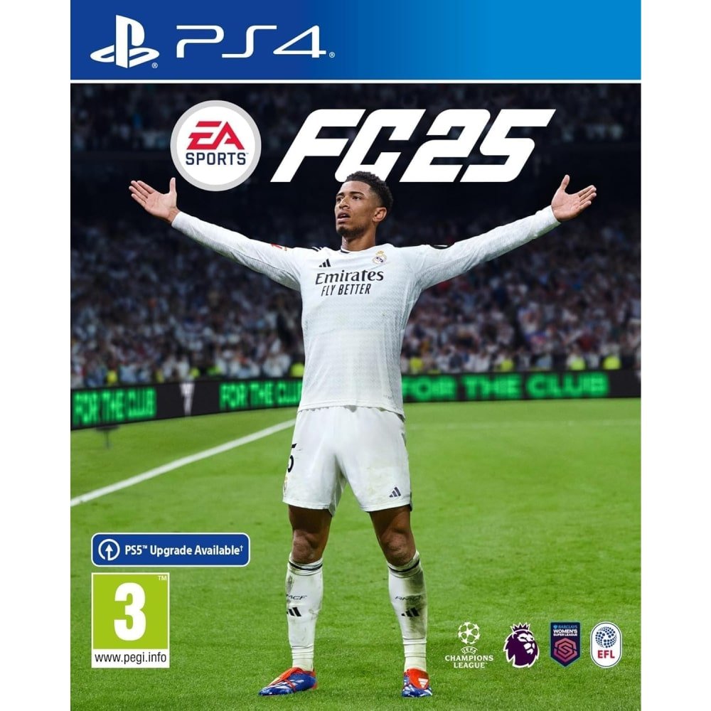 FC 25 PS4 FC 25 PS4 – tai žaidimas, kuris sujungia tikrovišką, nuostabią futbolo atmosferą, taktiką, įvairovę ir azartą į vieną paketą.