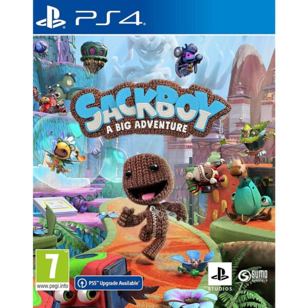 Sackboy A Big Adventure PS4 nukelia žaidėjus į spalvingą pasaulį, kupiną nuotykių, kūrybos, linksmybių ir išmintingo išradingumo.