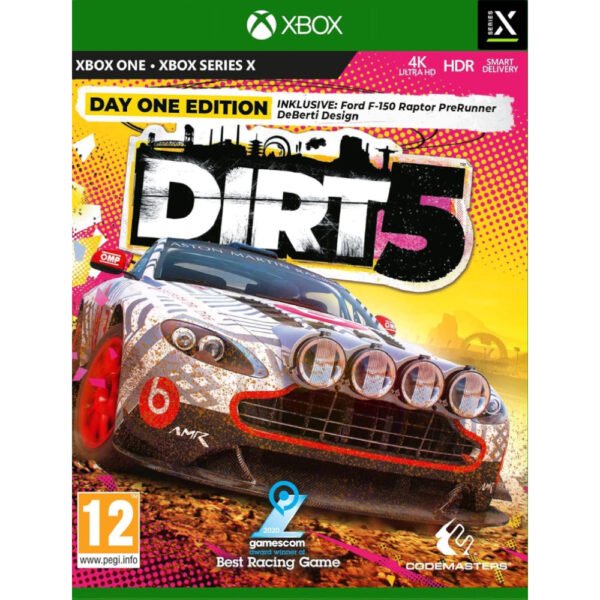 DIRT 5 Xbox One / Xbox Series X – tai žaidimas, kuriame lenktynės yra šventė: spalvinga, energinga, chaotiška ir kupina smagių iššūkių.