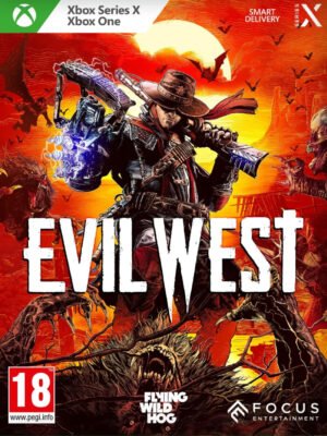 Evil West Xbox One / Xbox Series X nukelia į laukinius vakarus, kuriuose viešpatauja vampyrai, antgamtinės jėgos su kraupiu siaubo pasauliu.