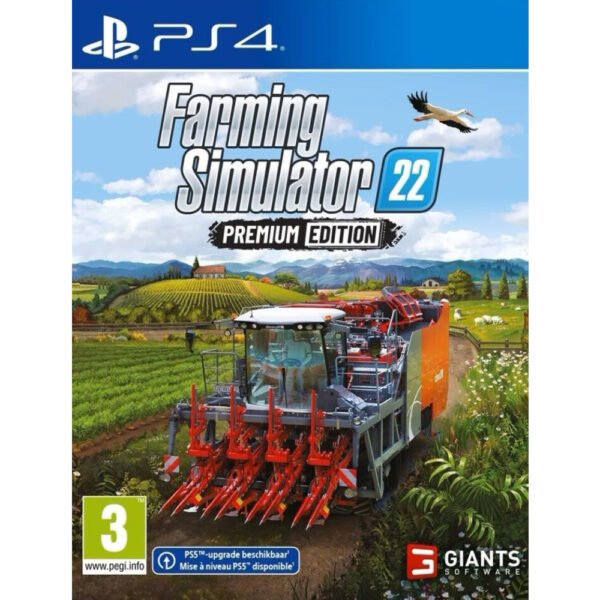 Farming Simulator 22 Premium Edition PS4 suteikia išsamiausią žemdirbystės patirtį su visais plėtiniais ir papildomais paketais.