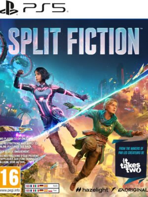 Split Fiction PS5 – tai daugiau nei žaidimas. Tai emocinė, intelektuali kelionė, kviečianti permąstyti ribą tarp realybės ir fikcijos.