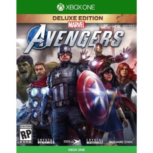 Marvel's Avengers Deluxe Edition XBOX ONE/ XBOX SERIES X siūlo epinę superherojų kelionę su išskirtiniais priedais ir turiniu.