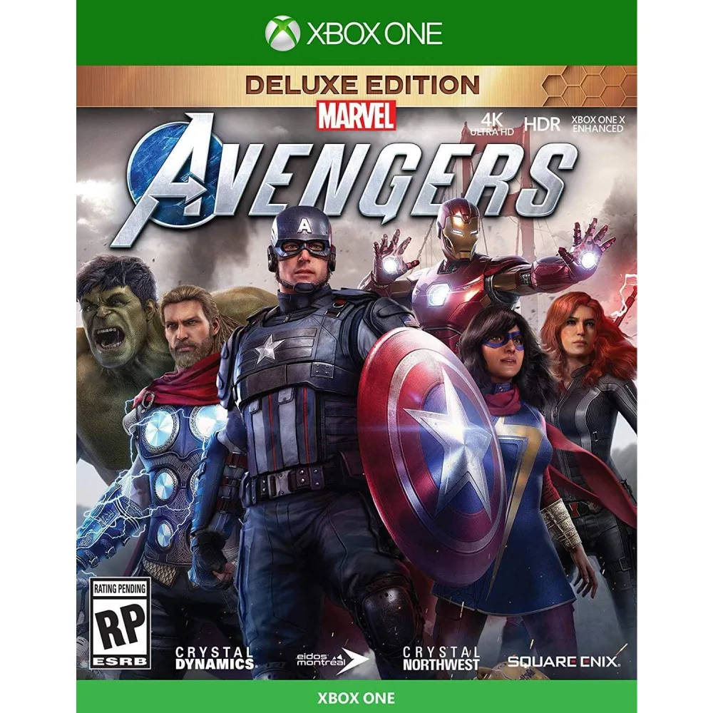 Marvel's Avengers Deluxe Edition XBOX ONE/ XBOX SERIES X Marvel's Avengers Deluxe Edition XBOX ONE/ XBOX SERIES X siūlo epinę superherojų kelionę su išskirtiniais priedais ir turiniu.