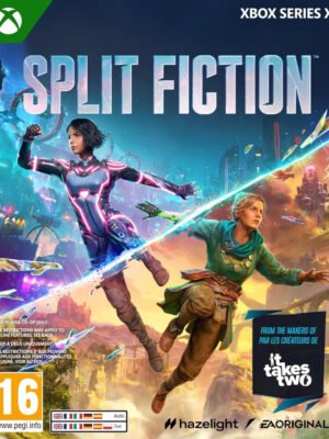 Split Fiction Xbox Series X – tai intensyvus, stilingas ir intelektualus nuotykis, skirtas žaidėjams, mėgstantiems tamsų pasakojimą.
