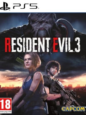 Resident Evil 3 PS5 – tai greito tempo, įtemptas ir atmosferiškas siaubo nuotykis, kuriame išlikimo elementai ir pavojingi priešai.