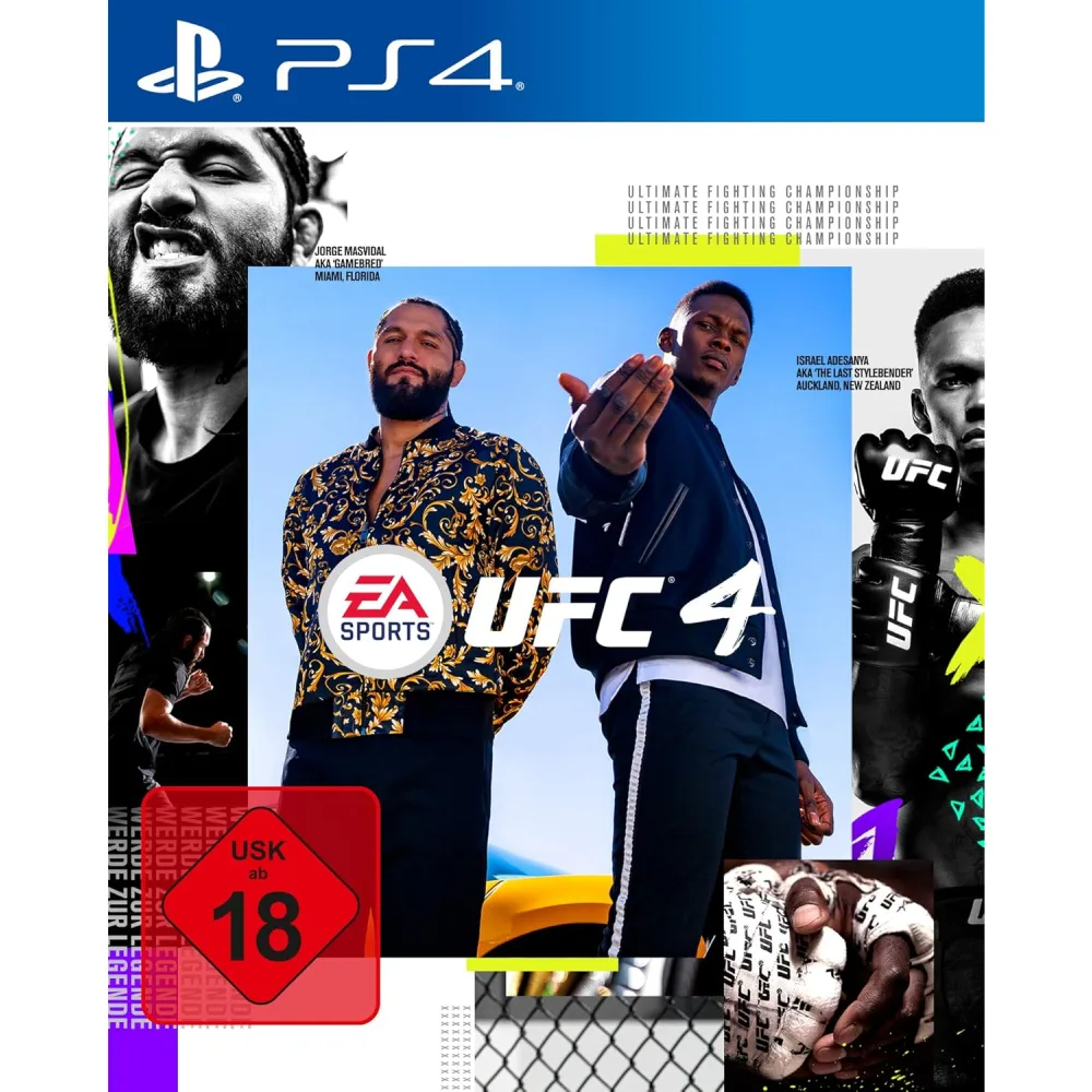 UFC 4 PS4 – tai išbaigtas ir intensyvus kovos sporto žaidimas, skirtas tiek UFC fanams, tiek tiems, kurie mėgsta techninį ir taktinį kovos žanrą.