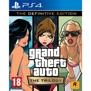 Grand Theft Auto: The Trilogy – Definitive Edition (PS4) atgaivina tris legendinius GTA žaidimus su modernia grafika ir patobulintu valdymu.