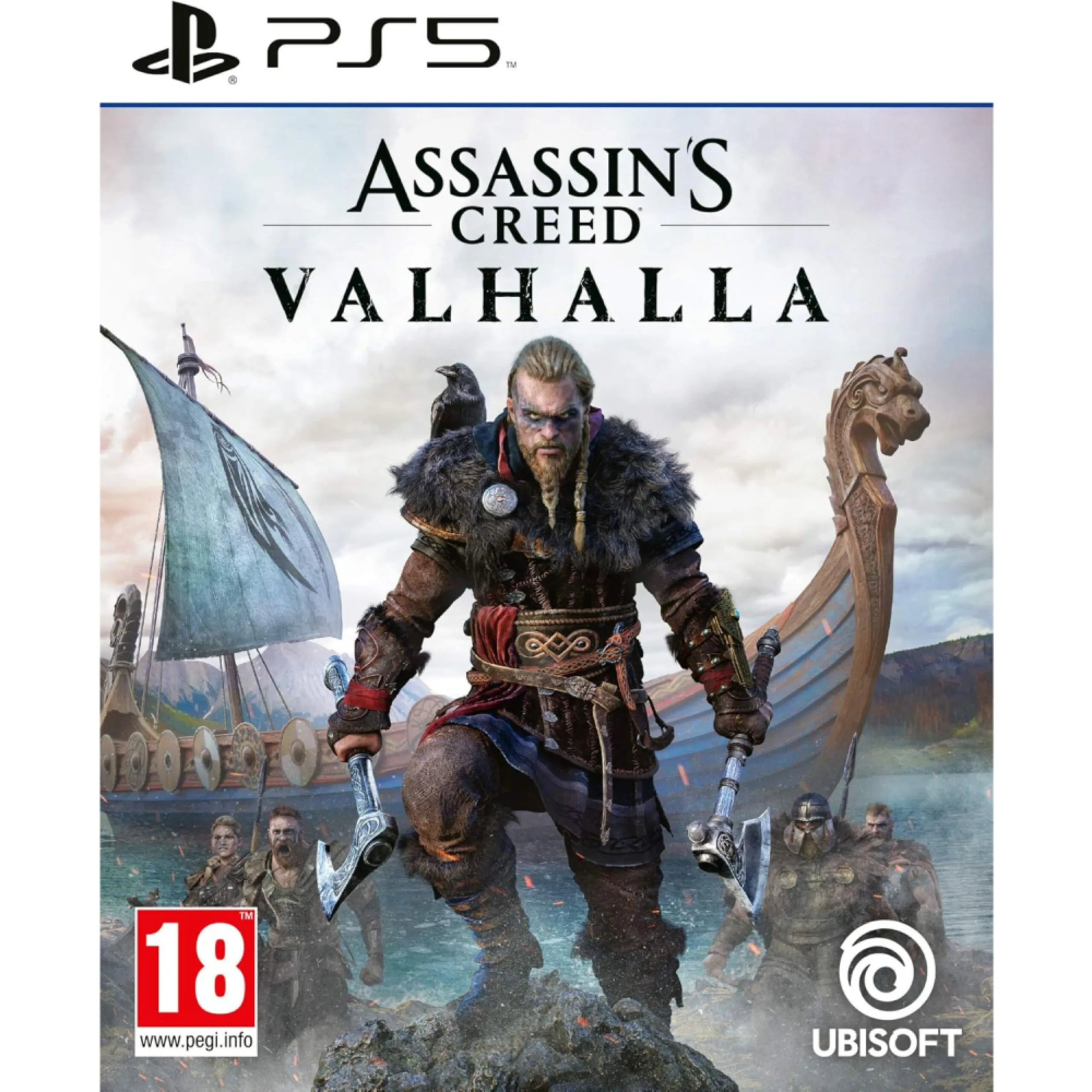 Assassin’s Creed Valhalla PS5 yra atviro pasaulio veiksmo žaidimas, leidžiantis tapti vikingų kariais ir vesti savo klaną per Angliją.