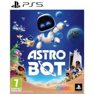 Astro Bot PS5 yra spalvingas platforminis nuotykis, atskleidžiantis PS5 galimybes per kūrybiškus lygius ir mechanikas. Žaidimas pasižymi sklandžiu valdymu.