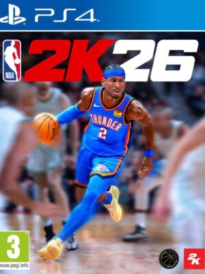 NBA 2K26 PS4 – tai nuoseklus ir brandus krepšinio žaidimas, skirtas tiek serijos veteranams, tiek naujiems žaidimo mėgėjams.