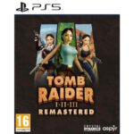 Tomb Raider I-III Remastered PS5 sugrąžina tris klasikines Laros Croft istorijas su įspūdingai atnaujintu vaizdiniu pateikimu.