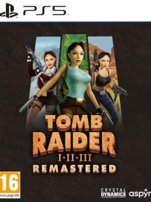 Tomb Raider I-III Remastered PS5 sugrąžina tris klasikines Laros Croft istorijas su įspūdingai atnaujintu vaizdiniu pateikimu.