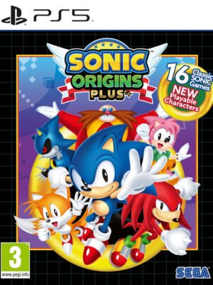 Sonic Origins Plus PS5 – tai išsamiausia ir turtingiausia klasikinių Sonic žaidimų kolekcija, sukurta tiems, kurie nori išgyventi greičio kupinus nuotykius.