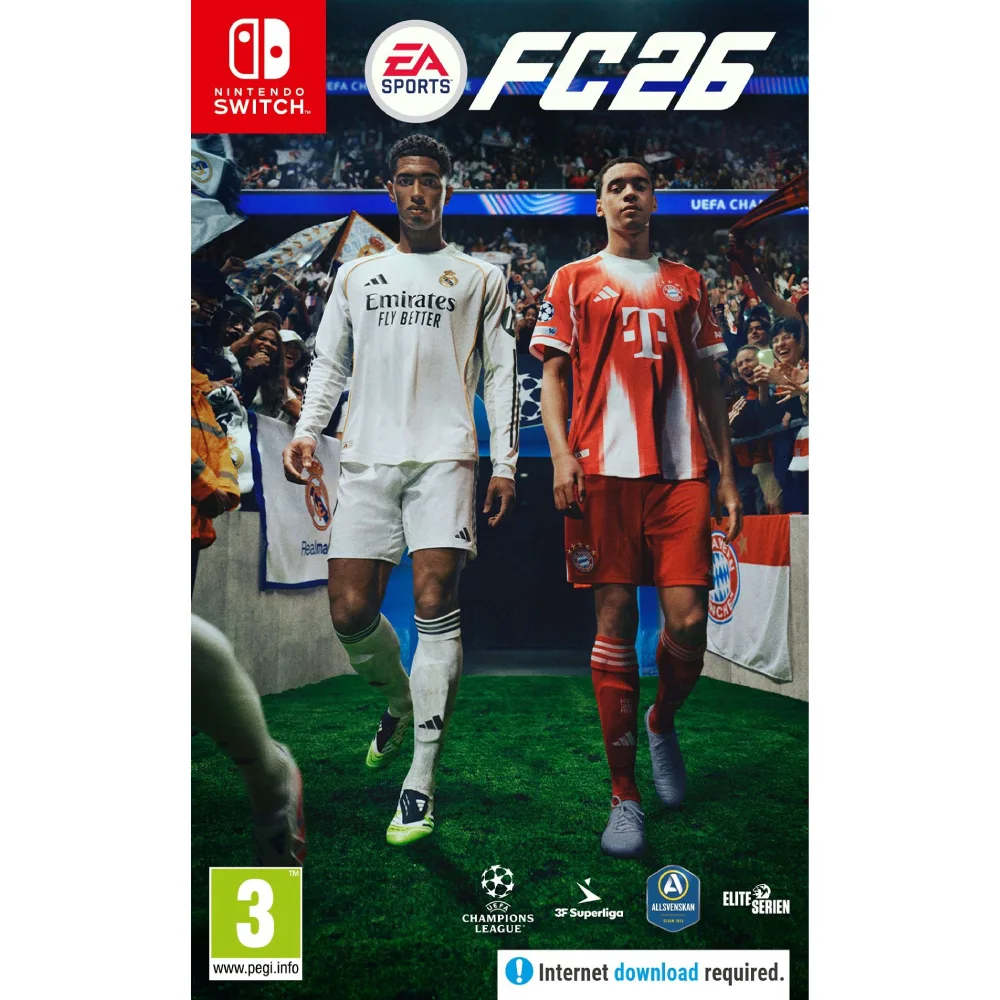 FC 26 Nintendo Switch – tai subalansuotas ir nuosekliai tobulinamas futbolo žaidimas, skirtas tiek vienam žaidėjui, tiek varžantis su kitais.