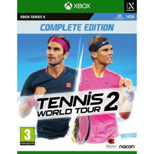 Tennis World Tour 2 Complete Edition Xbox Series X perteikia tikrovišką profesionalaus teniso atmosferą, kurioje svarbus kiekvienas smūgis ir taktika.