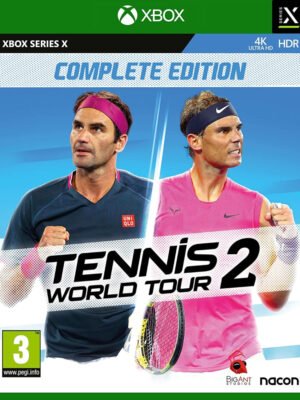 Tennis World Tour 2 Complete Edition Xbox Series X perteikia tikrovišką profesionalaus teniso atmosferą, kurioje svarbus kiekvienas smūgis ir taktika.