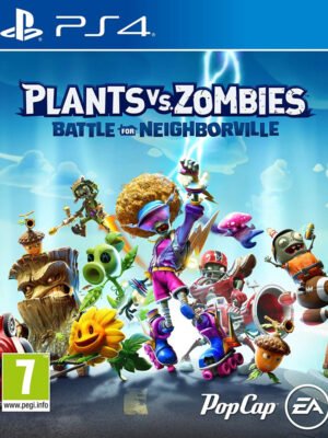 Plants vs. Zombies: Battle for Neighborville PS4 – linksmas veiksmo nuotykis, kupinas kovų tarp augalų ir zombių spalvingame pasaulyje.