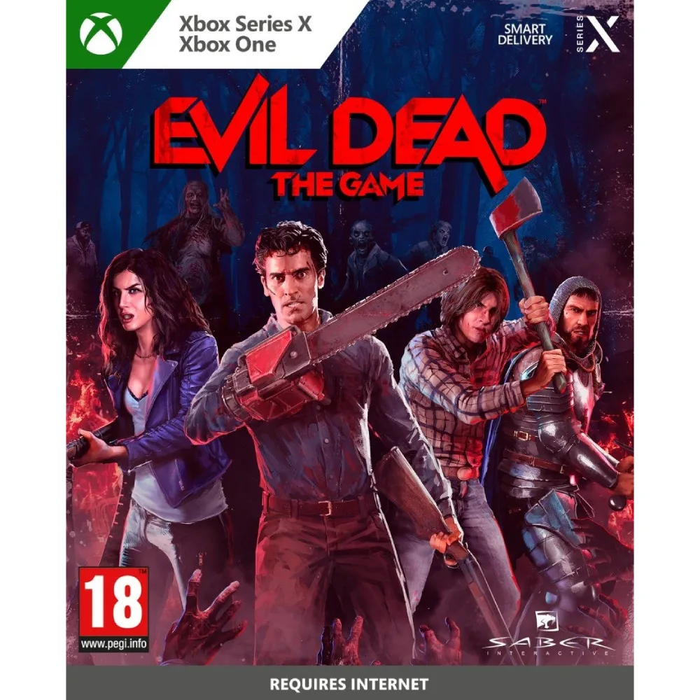 Evil Dead: The Game Xbox One / Xbox Series X nukelia žaidėjus į siaubo kupiną pasaulį, kuriame laukia demonai, kovos, įtampa ir bendradarbiavimas.