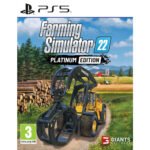 Farming Simulator 22 Platinum Edition PS5 suteikia galimybę pasinerti į modernią ūkininkavimo patirtį su įvairiais pasėliais, technika ir iššūkiais.