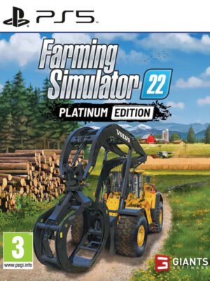 Farming Simulator 22 Platinum Edition PS5 suteikia galimybę pasinerti į modernią ūkininkavimo patirtį su įvairiais pasėliais, technika ir iššūkiais.