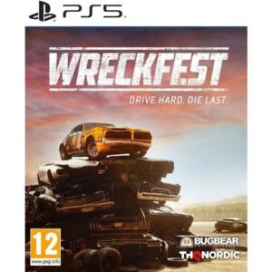 Wreckfest PS5 siūlo intensyvias lenktynes, kuriose laukia sunaikinami automobiliai, pavojingi susidūrimai ir adrenalino kupinos akimirkos.