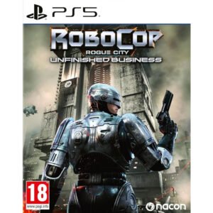 RoboCop Rogue City - Unfinished Business PS5 tęsia kovą su nusikalstamumu futuristiniame Detroite pilname pavojų ir chaoso.