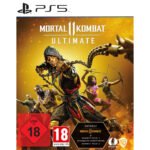 Mortal Kombat 11 Ultimate PS5 sujungia pagrindinį žaidimą, istorijos plėtinį ir visus personažus į vieną paketą. kur intensyvios dvikovos ir mechanikos.