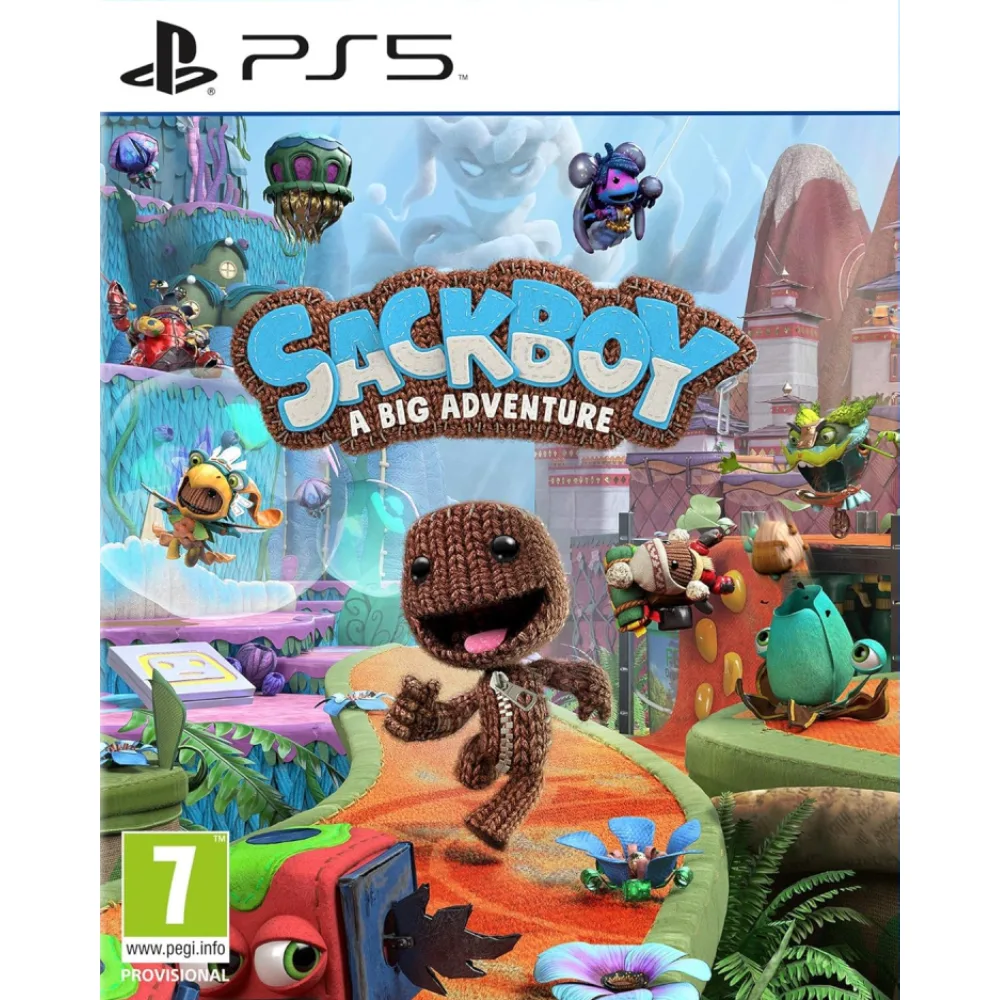 Sackboy A Big Adventure PS5 nukelia žaidėjus į spalvingą pasaulį, kupiną nuotykių, kūrybos, linksmybių ir išmintingo išradingumo.