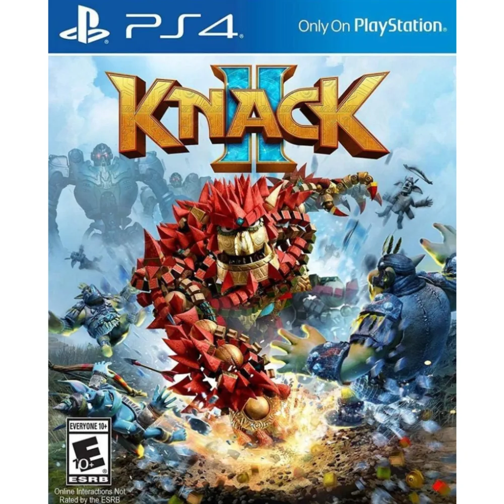 Knack 2 PS4 siūlo spalvingą nuotykį, kupiną veiksmo, platformų iššūkių ir smagių kovų visai šeimai ir jo unikalius gebėjimus įvairiose situacijose.