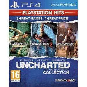 Uncharted: The Nathan Drake Collection PS4 sujungia tris legendinius Nathan Drake nuotykius viename atnaujintame leidime PlayStation konsolei.