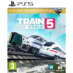Train Sim World 5 PS5 leidžia valdyti realistiškus traukinius ir tyrinėti garsius pasaulio geležinkelių maršrutus su įvairiais traukiniais.