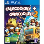 Overcooked + Overcooked 2 PS4 – pašėlęs kulinarinis nuotykis, kupinas chaoso, bendradarbiavimo ir smagių virtuvės iššūkių draugų kompanijoje.