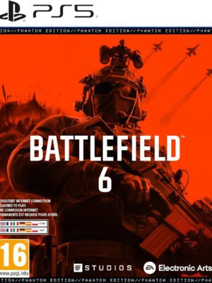 Battlefield 6 Phantom Edition PS5 žaidimas kviečia šaudyklių entuziastus į intensyvius, modernius karinius mūšius visame pasaulyje.