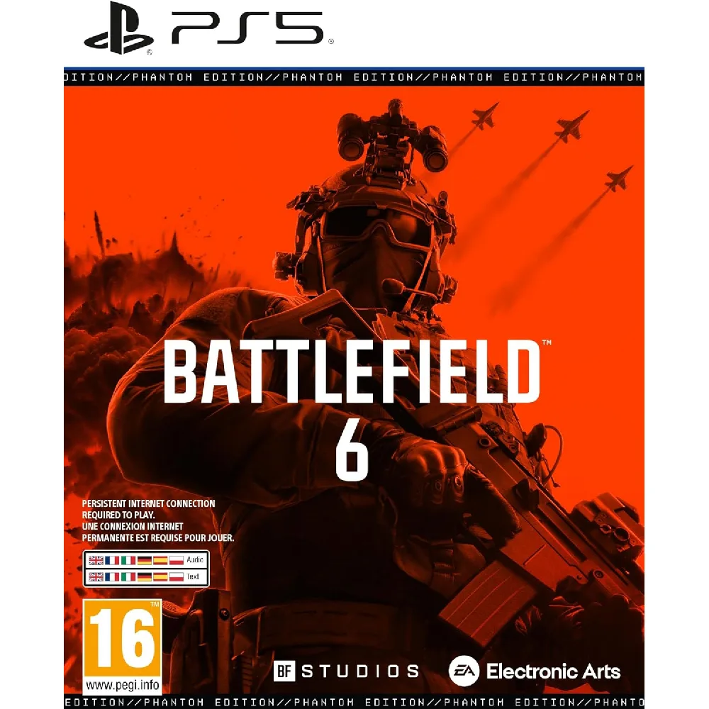 Battlefield 6 Phantom Edition PS5 žaidimas kviečia šaudyklių entuziastus į intensyvius, modernius karinius mūšius visame pasaulyje.
